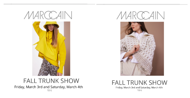 Marc Cain Trunk Fall Show