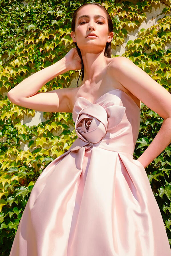 Audrey Brooks pink gown