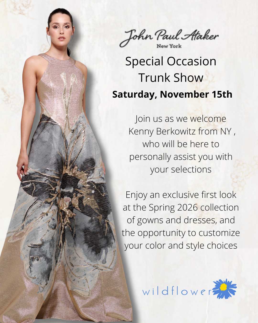 John Paul Ataker Special Occasion Trunk Show